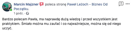 Zarabianie Na Tworzeniu Stron- opinie o kursie Paweł Leżoch